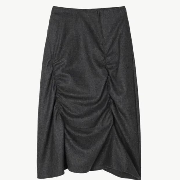 에토스 울 셔링 스커트