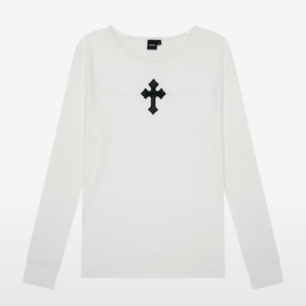 아캄 크로스 롱슬리브 화이트 사이즈2