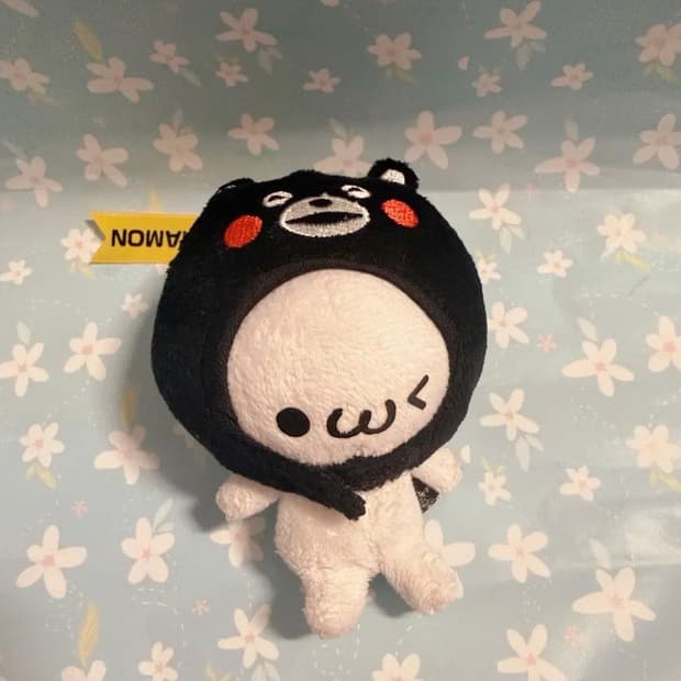 고전 쿠마몬x카오모지 키링