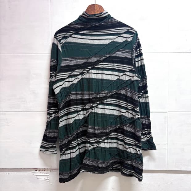 KEIKO KISHI by nosh 울 코튼 패치 롱슬리브