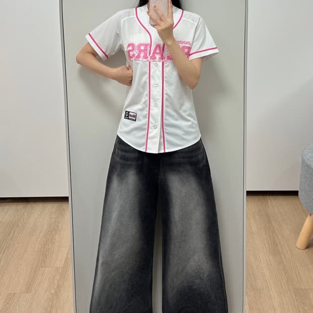 두산베어스 장원준 마킹 핑크 에디션 야구 유니폼