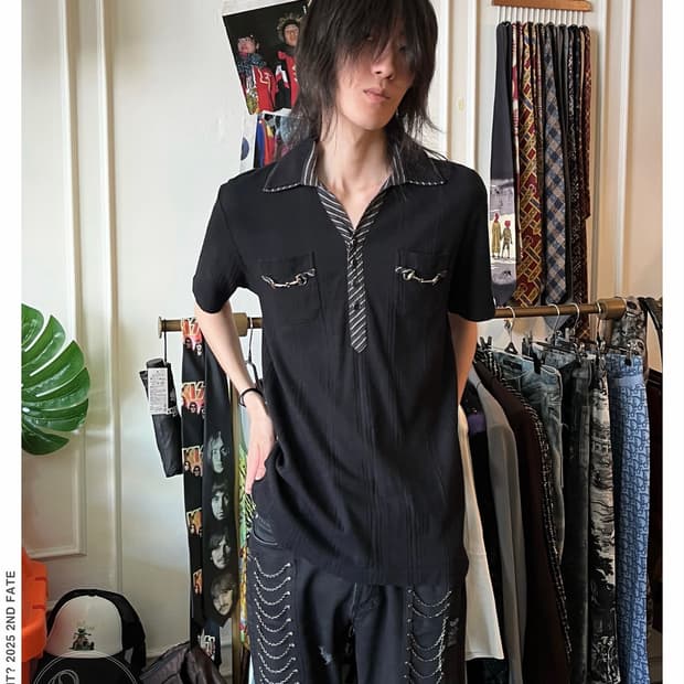 00s URBAN AVENUE Gothic Stripe PK-Shirt