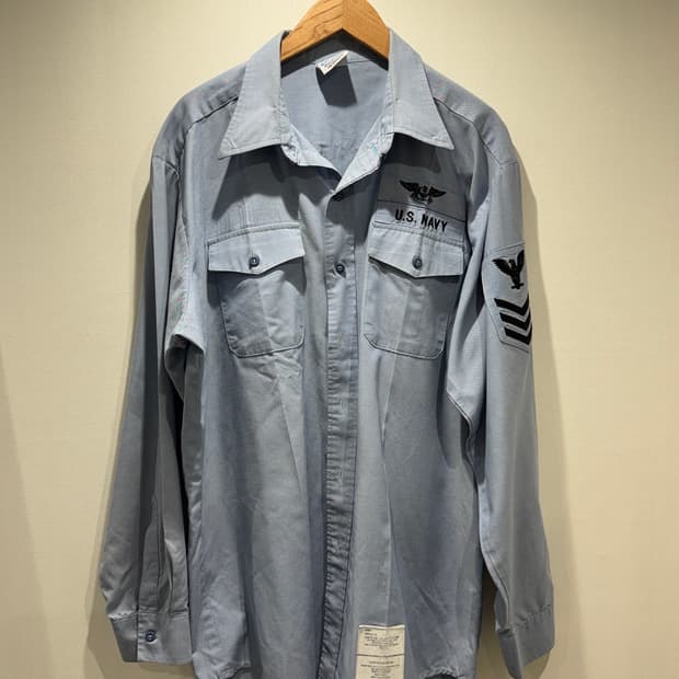 02s USN 미해군 샴브레이 셔츠