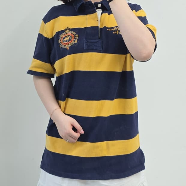 폴로 랄프로렌 카라반팔 티셔츠(L)