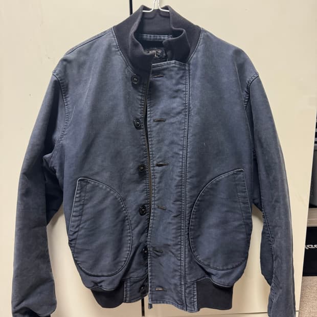 [RRL 정품] 랄프로렌 더블알엘 울 라이닝 보머 자켓 M (PO#470