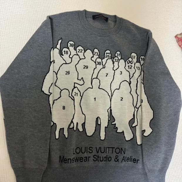 루이비통 버질아블로 니트