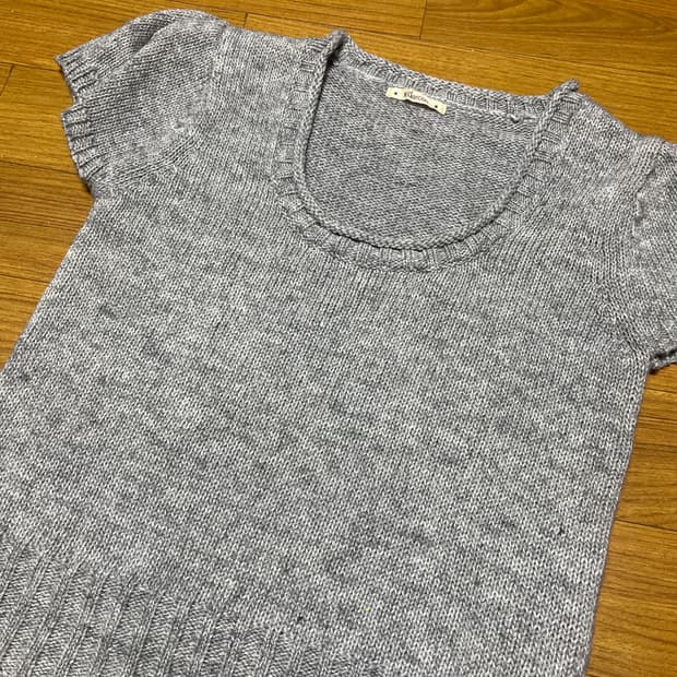 레이어드 반팔니트