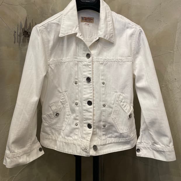 리플레이 화이트 여성 데님 자켓 55