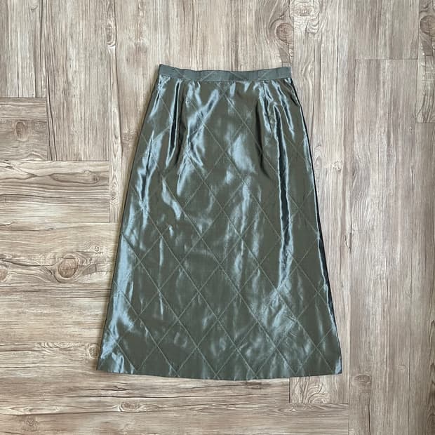 japan vtg 실크 패턴 H 스커트