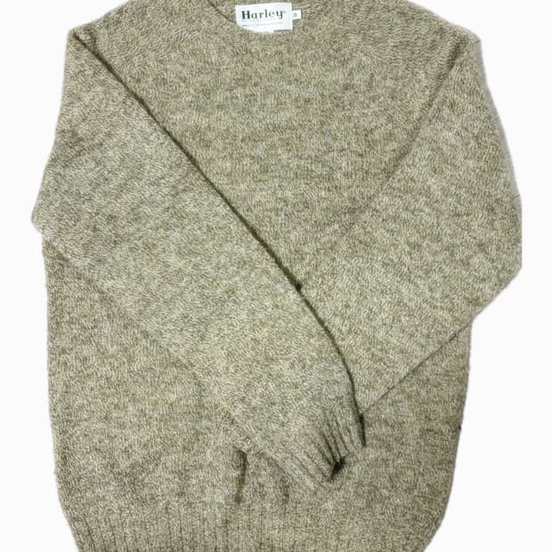 할리오브스코틀랜드 쉐기독 니트 머쉬룸 M