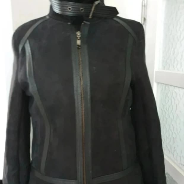 무스탕 시어링자켓 y2k 갸루 그런지페어리 천연소재