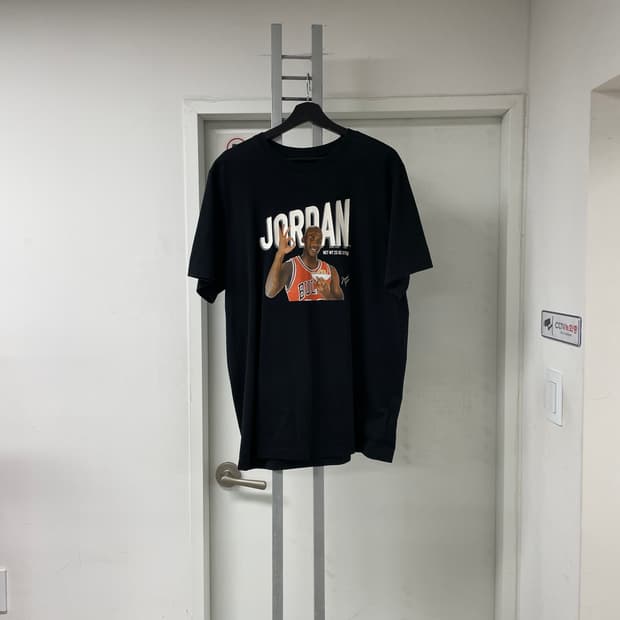 조던 반팔 티셔츠 블랙 XL