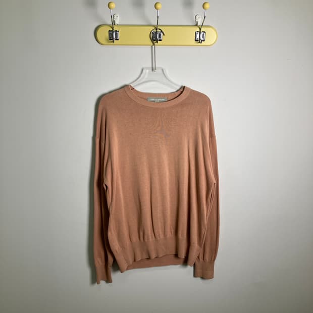 90's 꼼데가르송 옴므 크루넥 니트 스웨터