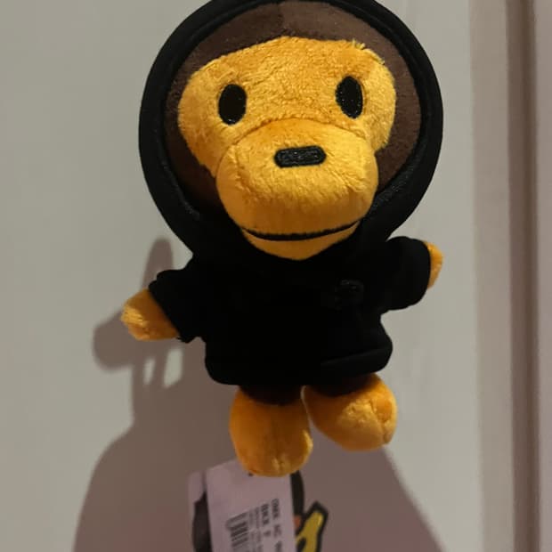 베이비 마일로 후드 키링 블랙