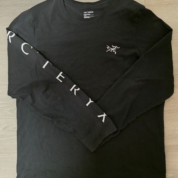 아크테릭스 Downword LS 티셔츠 Black L/G

