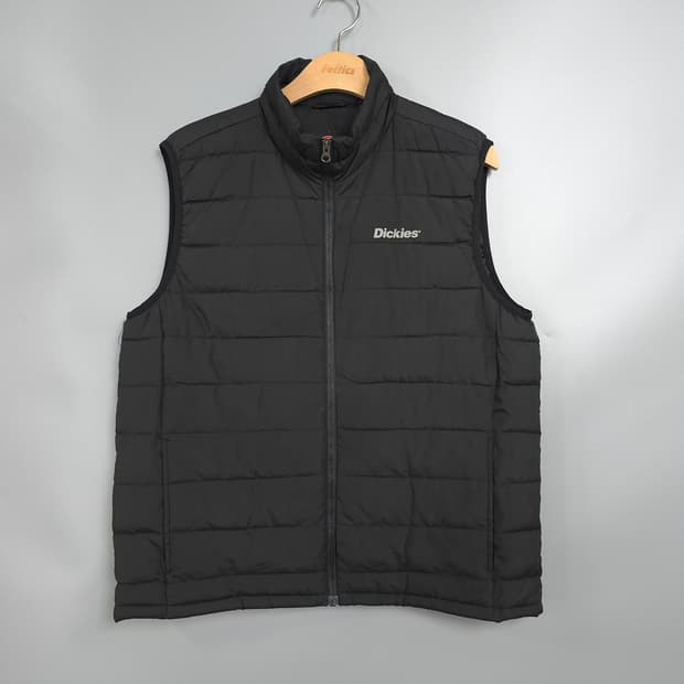 남성용 디키즈 Dickies 블랙 패딩 베스트 95