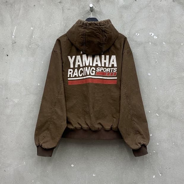 4온스 야마하 빈티지 후드집업