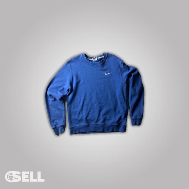 나이키 블루 맨투맨