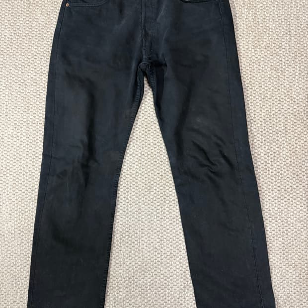 90s usa levis 흑청 데님