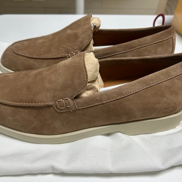 쿠에른 스웨이드 로퍼