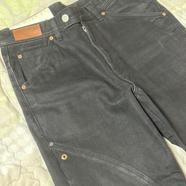 앤더슨벨 콘트라스트 데님 진 S