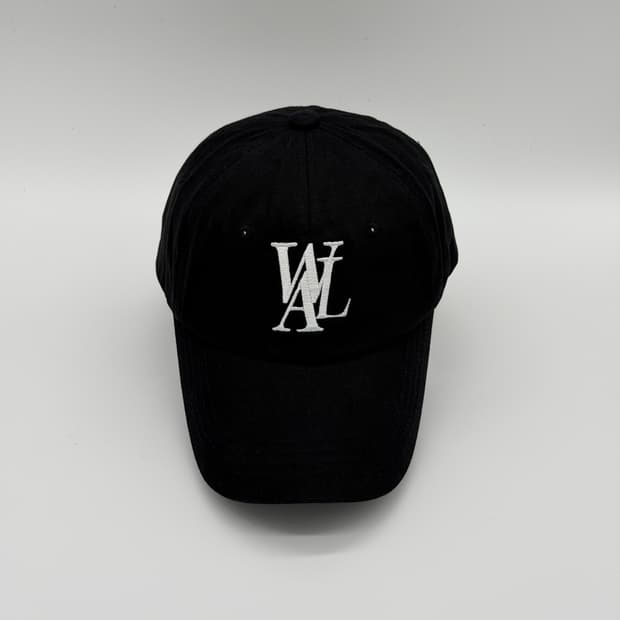 [S-M] WAL 우알롱 블랙 볼캡 모자