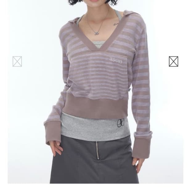 (새상품) 애즈온 릴리 후디 퍼플