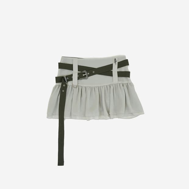 elfelfelf 웨스턴 스커트 (pale green, 2 사이즈)