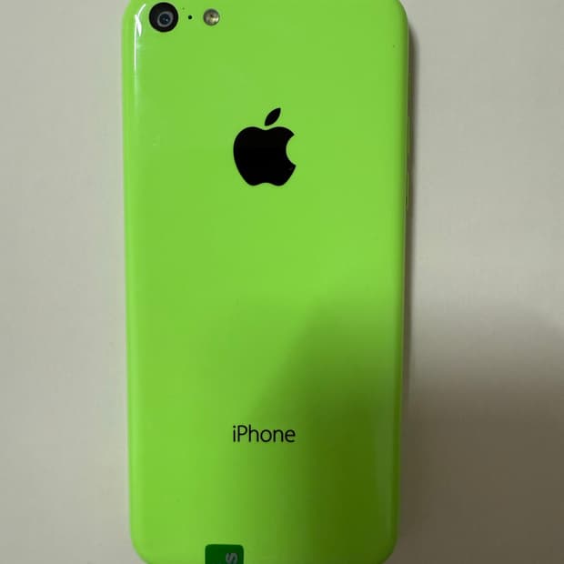 올드 아이폰 5c 그린