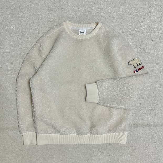 지프 뽀글이 플리스 맨투맨