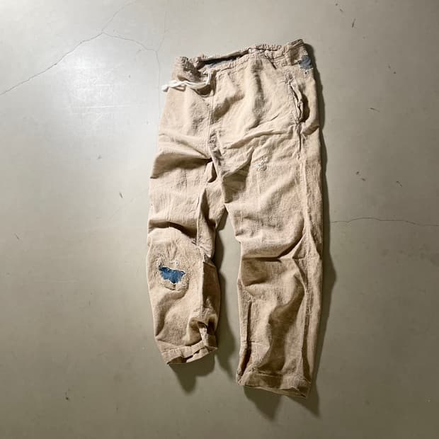KZ Atelier  Distressed Easy Pants