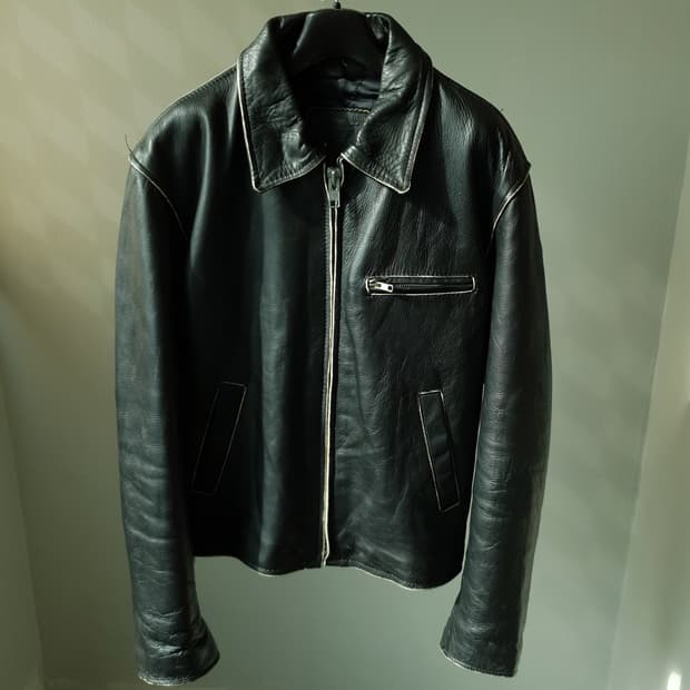 AMERICAN NOSTALGIA single leather jk