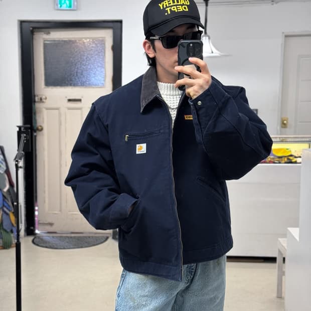 [46] 칼하트 디트로이트 자켓 J01 dny 다크 네이비