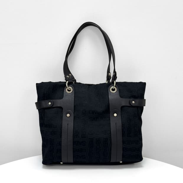 Ferragamo Jacquard Shoulder Bag