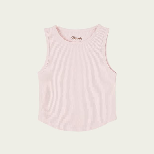 리본빛 Waffle Top Pink 와플탑 핑크