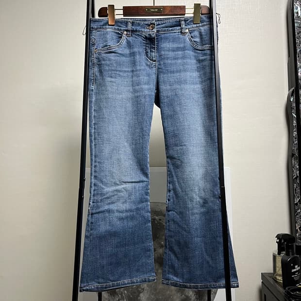 정품 38) 브루넬로 쿠치넬리 부츠컷 데님 청바지