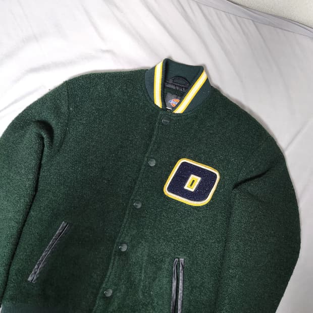 디키즈 빅로고 울 스타디움 바시티 자켓 M