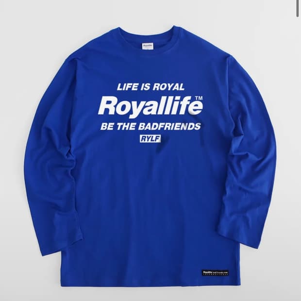 로얄라이프 LIFE IS ROYAL 긴팔티 블루