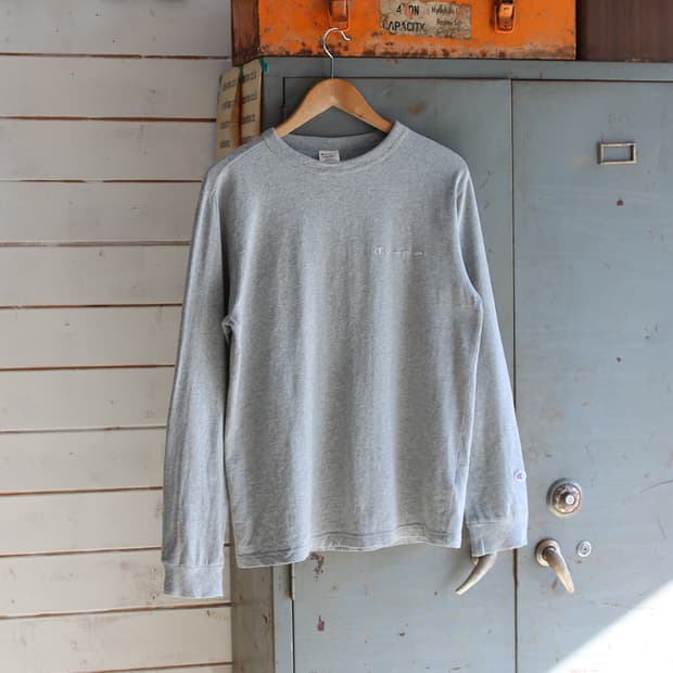 (착용컷) Champion 롱 슬리브 (남성용 100)