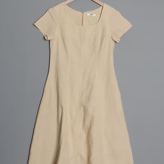 UNIQLO Linen Blend One-Piece