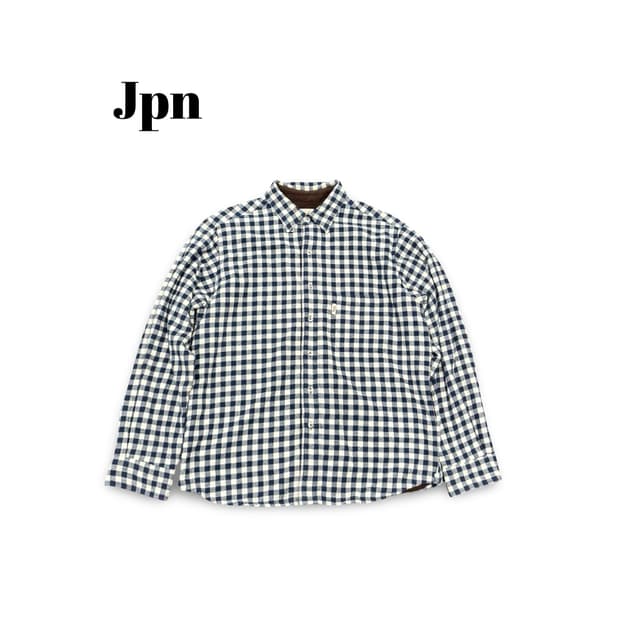 (95)JPN기모체크셔츠