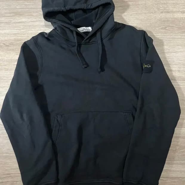 [M] 스톤아일랜드 후드티 22FW 블랙