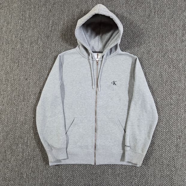 캘빈클라인 CK 로고 집업 후드집업
