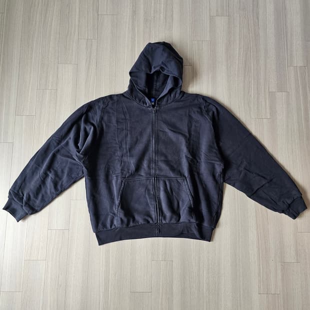 XXL 새제품) GAP 갭 X 이지 후드 집업 후드 블랙 2xl 110