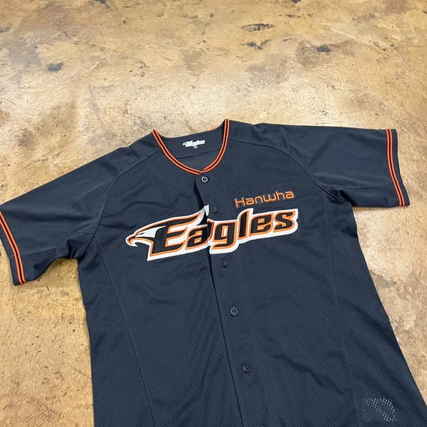 [ 100 ] 한화이글스 노마킹 반팔 야구 유니폼 b8