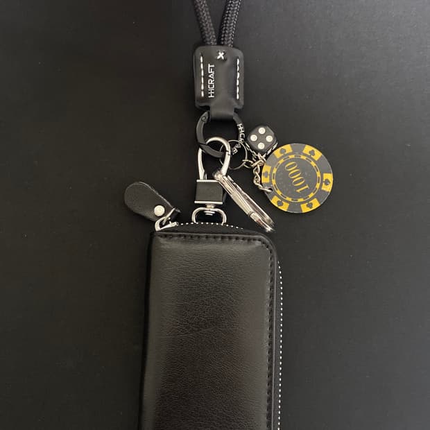 레더 키케이스 키체인