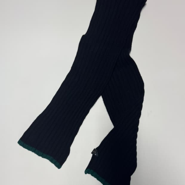 코오롱 스포츠 캐시미어 혼용 펭귄 귀여운 골찌 머플러