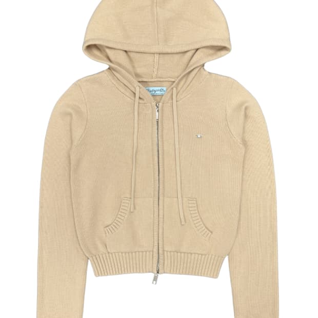 페일제이드 베이지 니트 집업 2사이즈