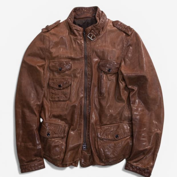 O-0317 Lism Sheep skin jacket