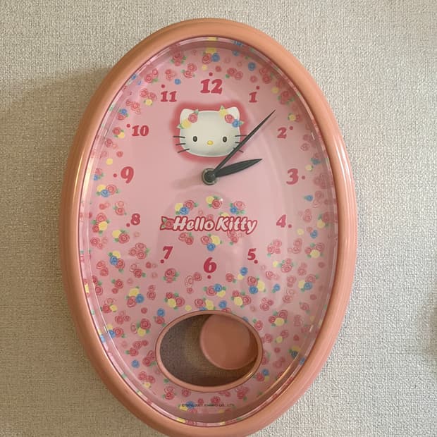 희귀매물 고전 키티 시계 일본정품